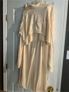 Cream Layered Two Piece Set